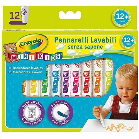 Фломастери Crayola, що змиваються, 12 шт. (8325) купити у Києві ...