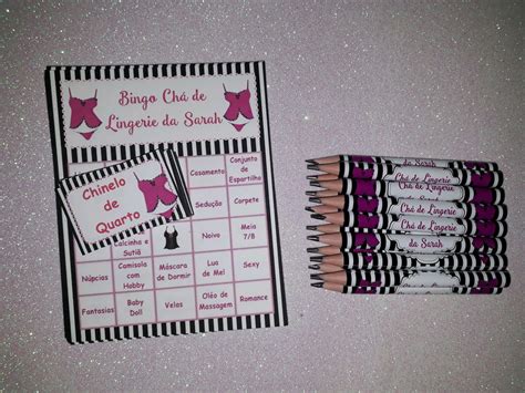 Cartela De Bingo Mini L Pis Lingerie Elo Produtos Especiais