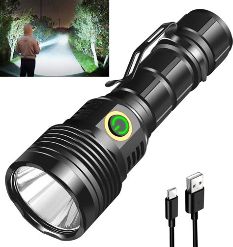 Asort Super Bright High Lumens Flashlights Rechargeable High Power