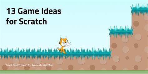 13 Game Ideas for Scratch (easy to advanced)