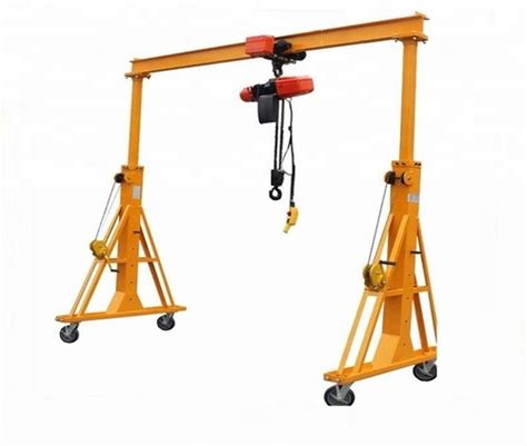 Electric Trackless Gantry Cranes With Crane Traveling Speed Of M M At