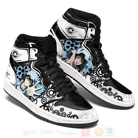 Hot Shiina Mayuri Custom Steins Gate Anime Air Jordan High Top Sneaker