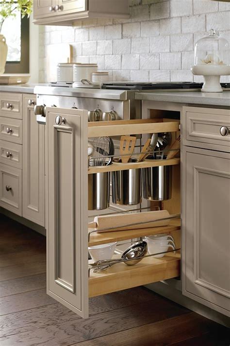 Our Base Utensil Pantry Pull Out Cabinet Keeps Your Utensils Easily