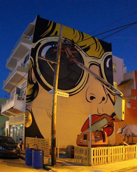 D*Face New Mural In Santurce, Puerto Rico | StreetArtNews | StreetArtNews