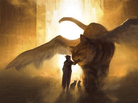 Кот с крыльями - фото и картинки: 66 штук