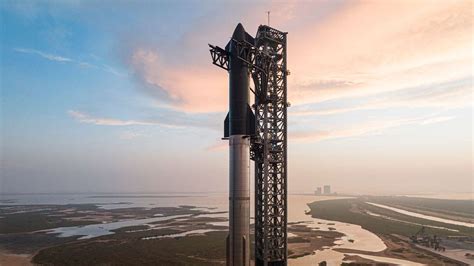 Riesige Starship Rakete Von Spacex Neuer Start Termin F R Testflug