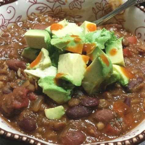 Pressure Cooker Vegan Lentil Chili - This Old Gal