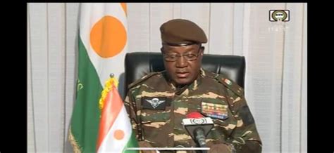 Coup D Tat Au Niger Le G N Ral Abdourahmane Tchiani Est Le Nouvel