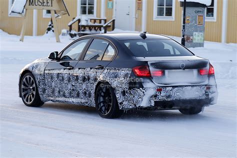 Spyshots New 2014 BMW M3 Snow Fun Autoevolution