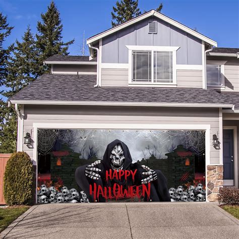 halloween garage door cover 6