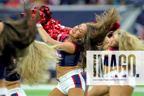 January 1 2023 Houston Texas U S A Houston Texans Cheerleader Performs On The Field Prior To Th