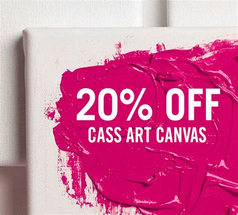 Cass Art: 20% off Canvas | Ends April 28th - Discount Art Supplies