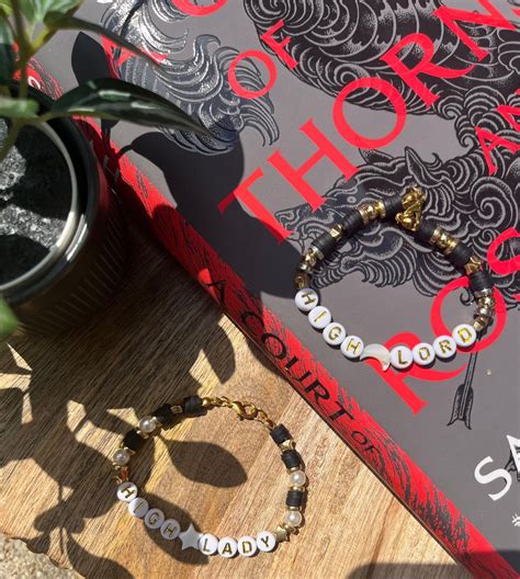 Acotar Inspired Friendship Bracelets Rhys And Feyre Etsy