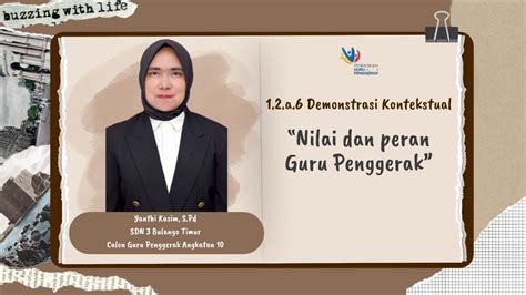 Tugas A Demonstrasi Kontekstual Nilai Dan Peran Guru Penggerak