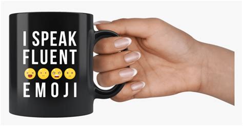 I Speak Fluent Emoji 11oz Black Coffee Mug Otzi Shirts Trump Fathers