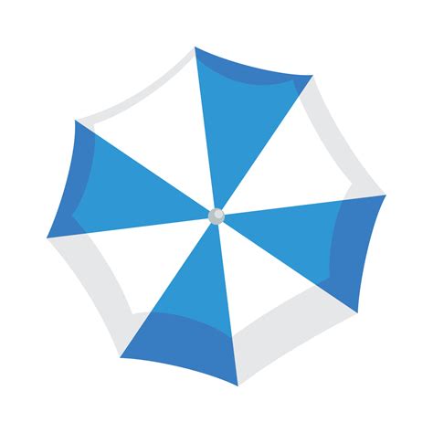 blue beach umbrella 11263313 Vector Art at Vecteezy