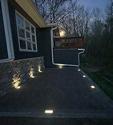 Solar Brick Outdoor Light X Large Glass Paver Striped Texture