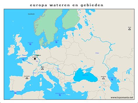 Topografie Europa Wateren En Gebieden 31 1 Topomania Net