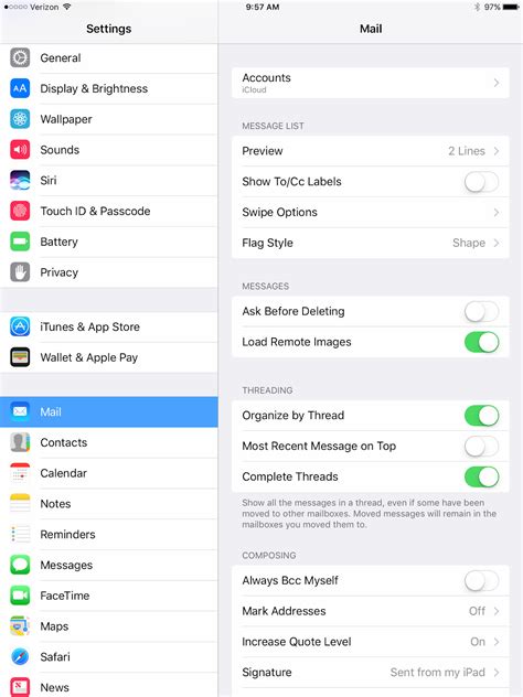 IPad Email Setup : DX1