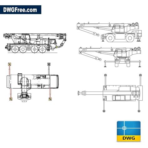 Crane Dwg Download Autocad Blocks Model