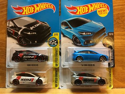 Hot Wheels Focus Rs Set Of