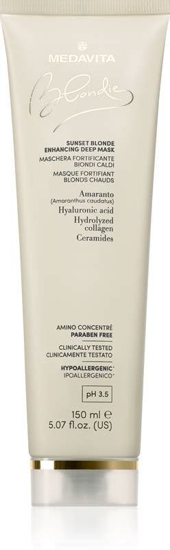 Medavita Blondie Sunset Blonde Enhancing Deep Mask интензивна маска за блонд коса и коса с