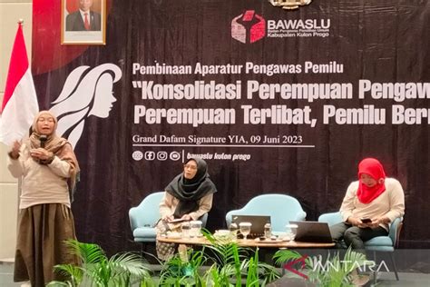 Bawaslu Kulon Progo Tingkatkan Kualitas Perempuan Pengawas Pemilu