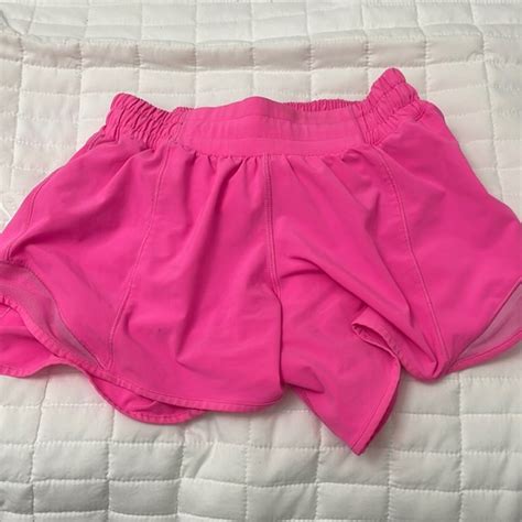 Lululemon Athletica Shorts Sonic Pink Hotty Hot Shorts Poshmark