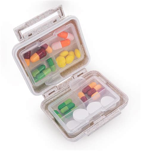 Sibba Pc Personal Pill Dispenser Organizer Medicine Box Mini