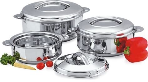 Steam S S Hot Pot Gift Set At Best Price In Vasai Palm Line Plastics Pvt Ltd
