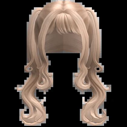 Long Swirly Pigtails Blonde Roblox Item RobloxDB