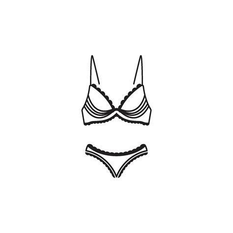 Lingerie Icon Vector Vector Art At Vecteezy