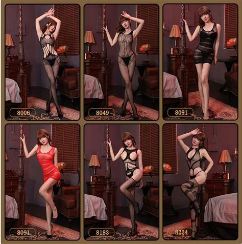 Sexy Lingerie Sexy Womens Transparent Open Crotch Net One Piece Stockings CyprusEmall Cy