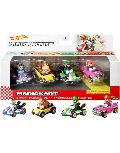 MTL GWB36 HOT WHEELS MARIOKART 4 PACK My Tobbies Toys Hobbies