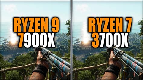 Ryzen 9 7900x Vs Ryzen 7 3700x Youtube