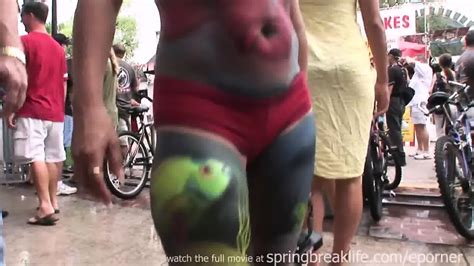 Fantasy Fest Painted Tits