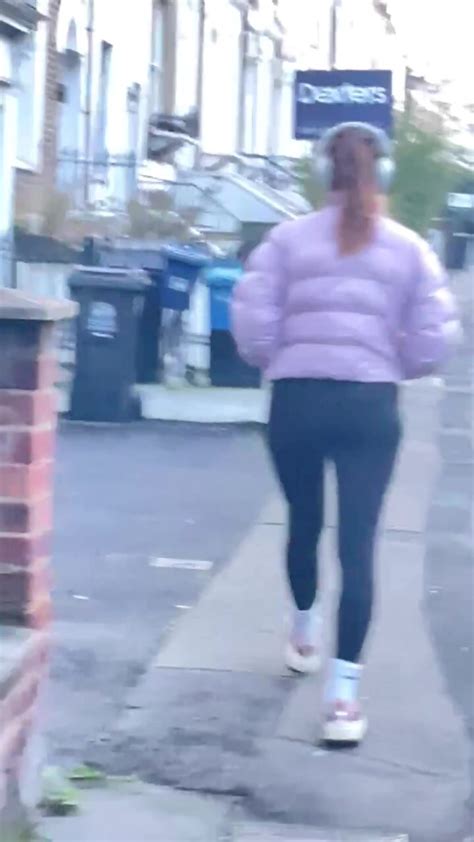 Fit Brunette Walking In Leggings Video 3 ThisVid