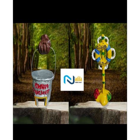 Jual Hiasan Aquarium Spongebob Rumah Chum Bucket Bikini Botton Hiasan Aquarium Hiasan