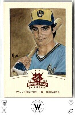 2002 Donruss Diamond Kings 142 Paul Molitor Bronze Foil EBay