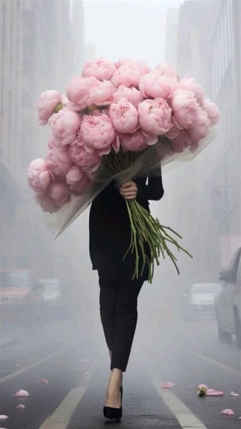 Create Meme Pink Peonies Bouquet Peony Sarah Bernhardt Bouquet Of