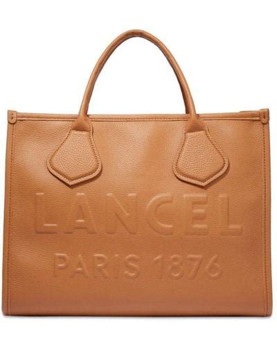 Brown Lancel Tote Bags For Women Lyst