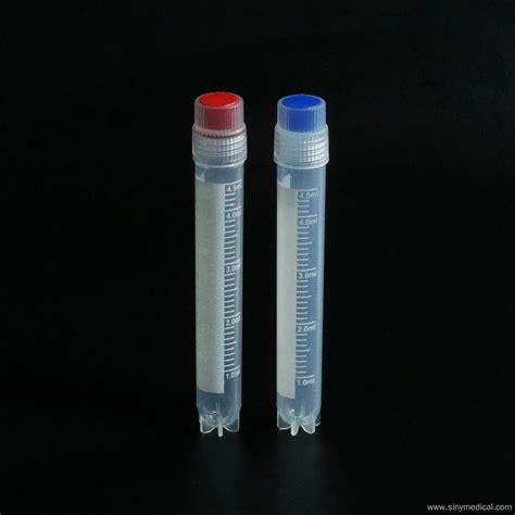 Siny Disposable Supply External Cap Cryovials With Iso