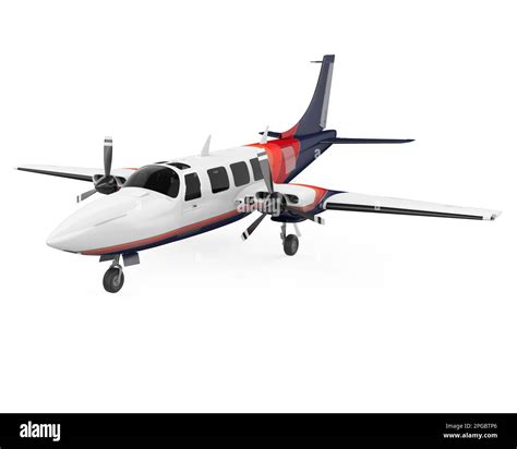 Small Airplane Isolated Stock Photo Alamy