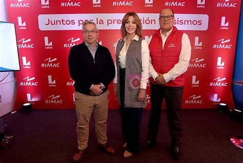 Latina y Rímac lanzan campaña Juntos por la prevención en sismos Business Empresarial