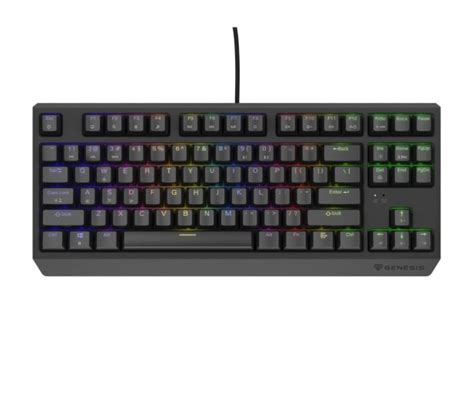 Genesis Thor Tkl Outemu Red Hot Swap Czarna Klawiatury Przewodowe Sklep Komputerowy X