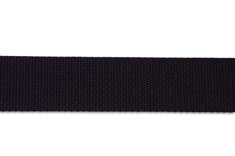 401 Black Lightweight Woven Nylon Webbing