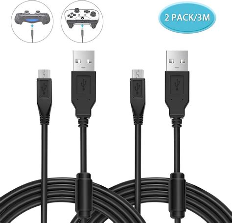 Ps Controller Ladekabel Pack Amlifestyle Extra Lang M Micro Usb