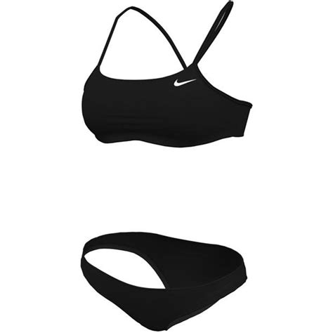 Nike Racerback Bikini Womens Black SportsDirect
