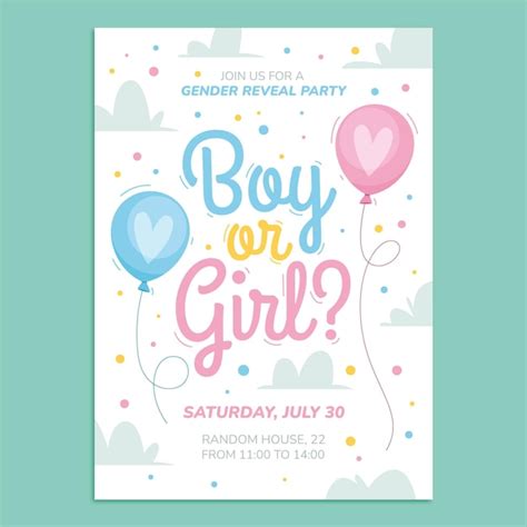 Gender reveal party Vectors & Illustrations for Free Download | Freepik