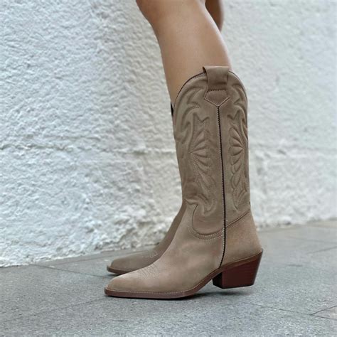 Botas Cowboy Color Beige